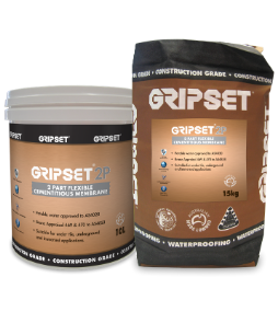 Gripset 2P Kit 20L - 2 Part Flexible Cementitious Membrane