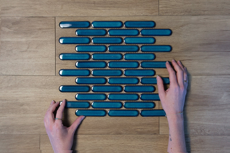 Amalfi Blue Pill Mosaic 350x295