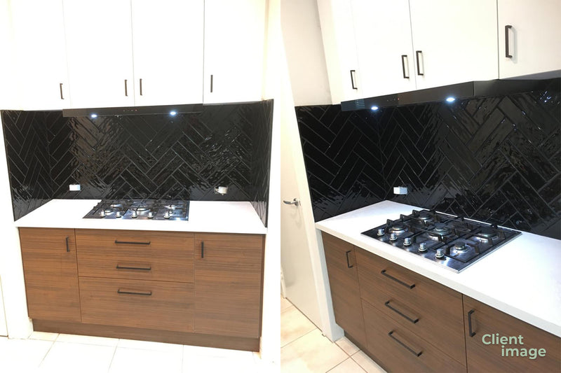 Atlantis Black Gloss 75x300