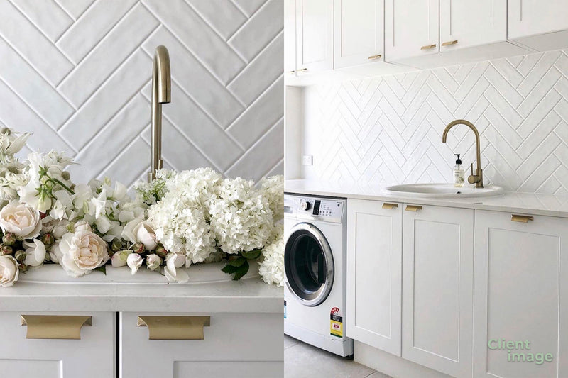 Atlantis White Gloss 75x300