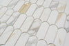 Calacatta Gold Mix Feather Mosaic