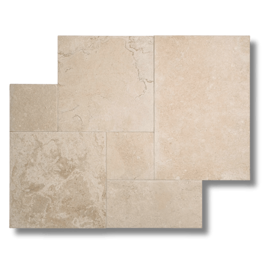 French Limestone Beige Matt French Pattern
