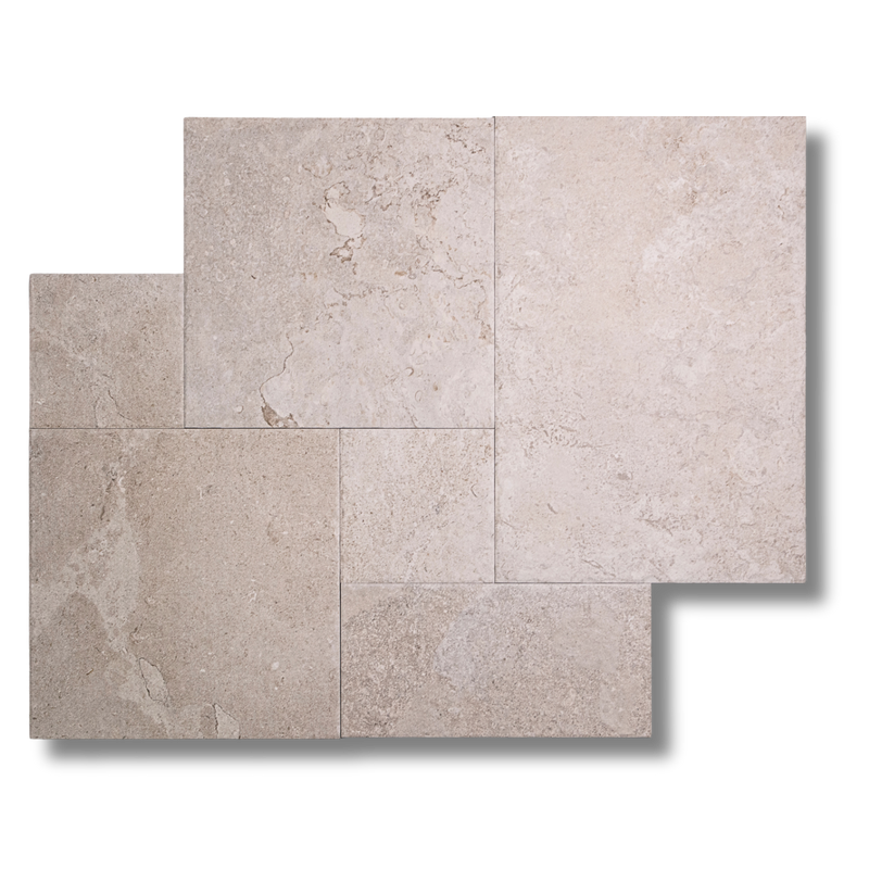 French Limestone Ivory Matt French Pattern