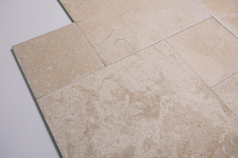 French Limestone Beige Matt French Pattern