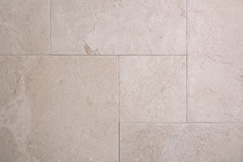French Limestone Ivory Matt French Pattern