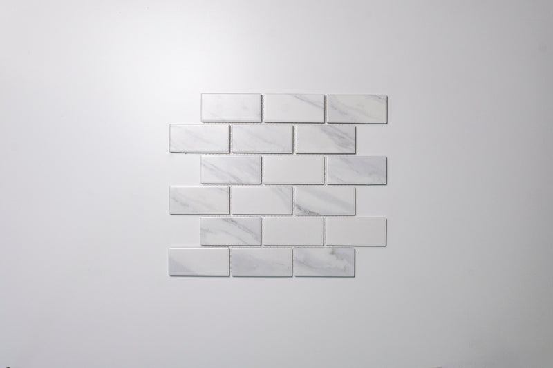 Greenwood Carrara Brick Mosaic