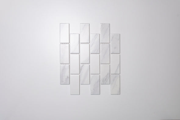 Greenwood Carrara Brick Mosaic