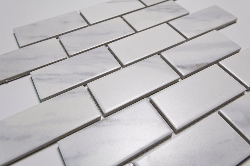 Greenwood Carrara Brick Mosaic