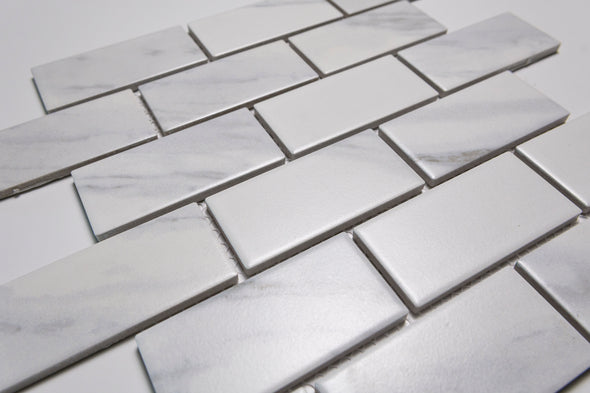 Greenwood Carrara Brick Mosaic