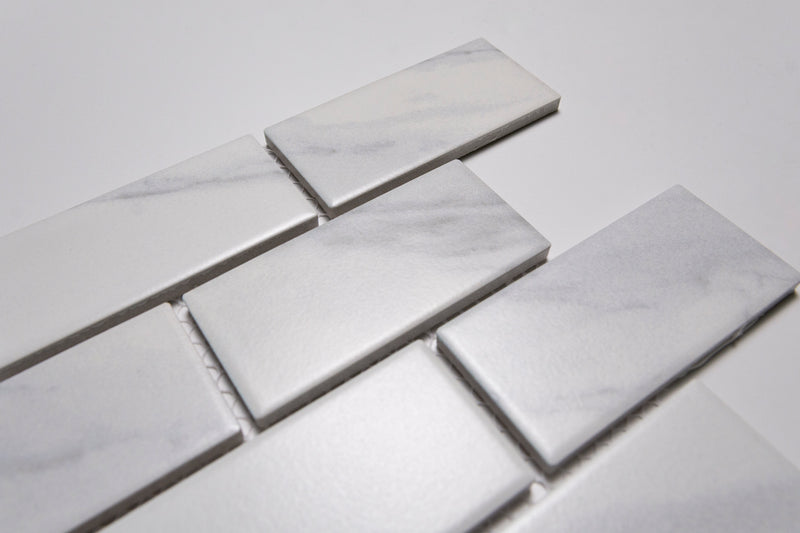 Greenwood Carrara Brick Mosaic