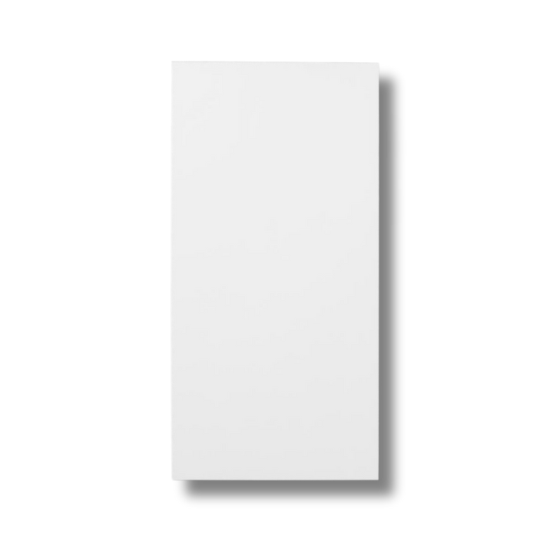 Matt White Rectified 300x600