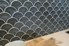 Mosman Charcoal Fishscale Mosaic