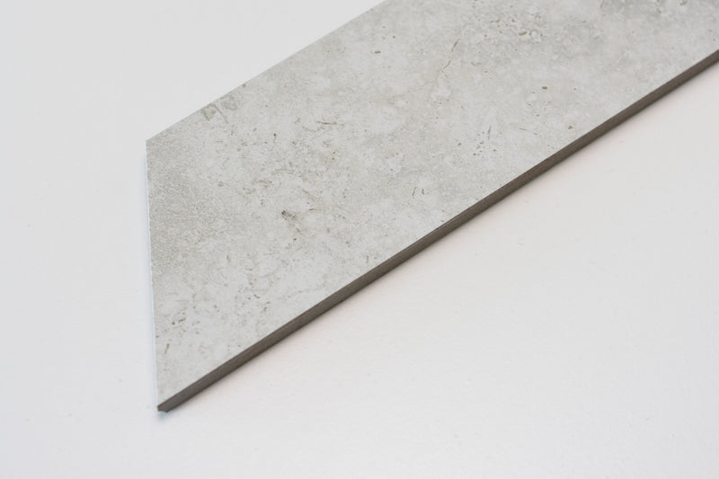Stellar White Matt Chevron 73x432