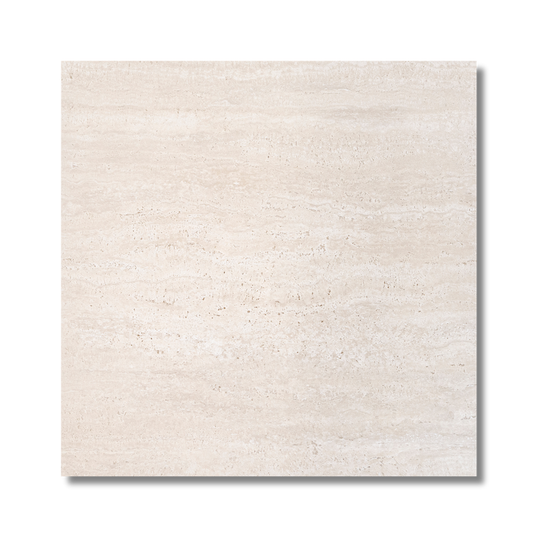 Travertino Bianco Matt 600x600
