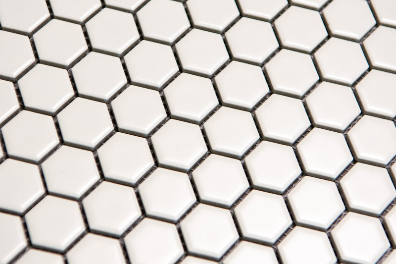 Hexagon White Matt