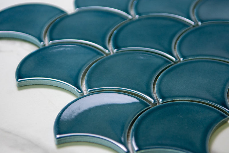 Mosman Navy Fishscale Mosaic