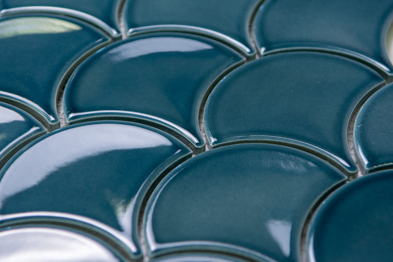 Mosman Navy Fishscale Mosaic