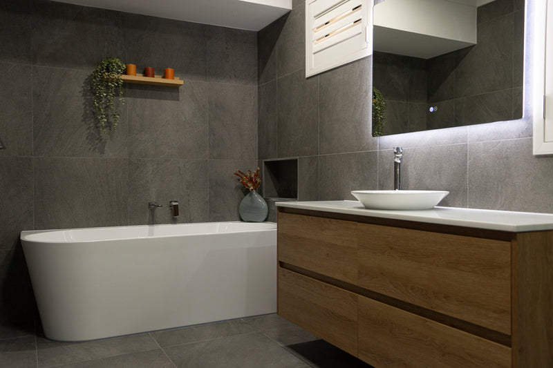 Limestone Charcoal Matt 600x600