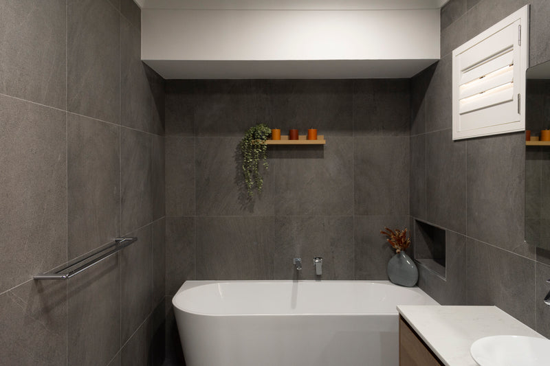 Limestone Charcoal Matt 600x600
