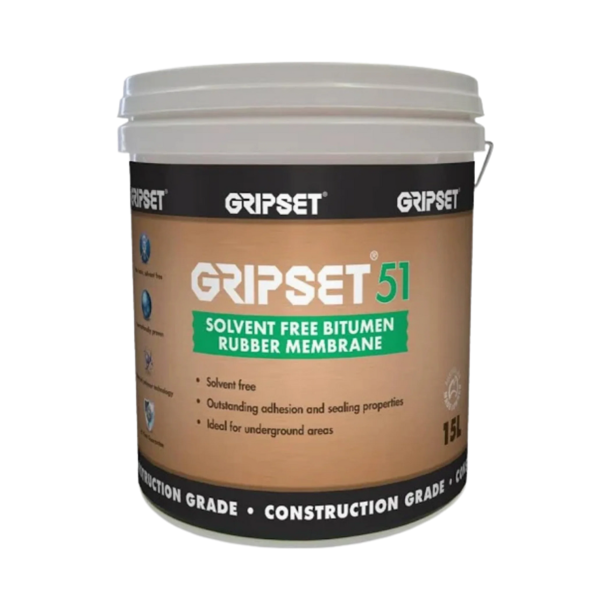 Gripset 51 Bitumen 15L