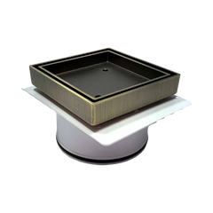 Lockhart Square Tile Insert Antique Brass