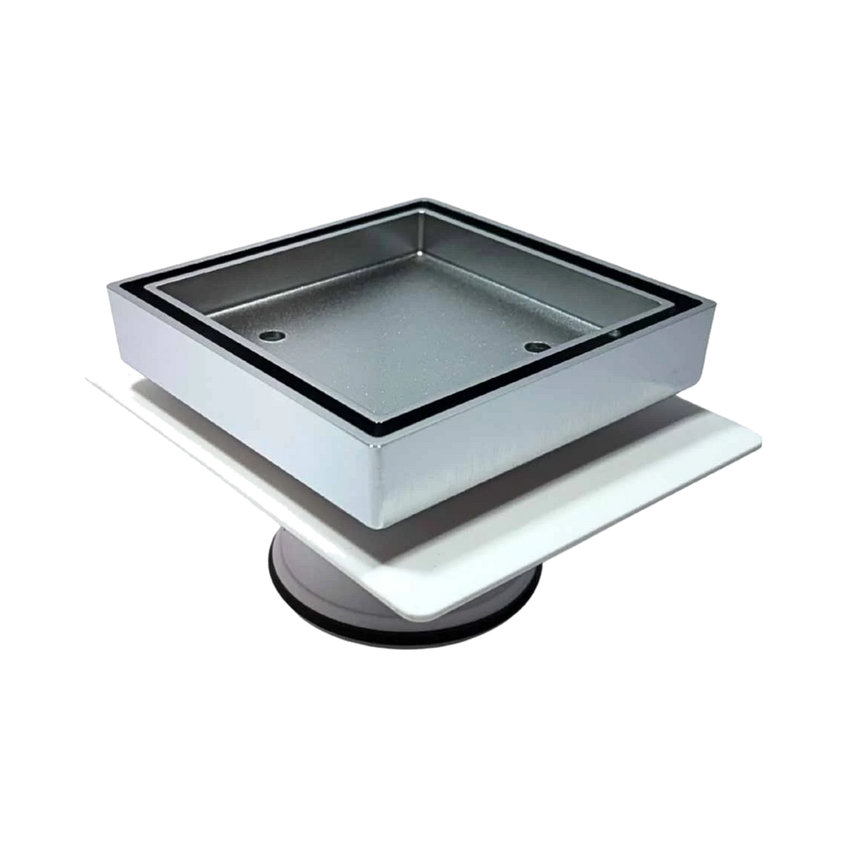 Lockhart Square Tile Insert Chrome