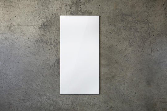 Gloss White Rectified 300x600