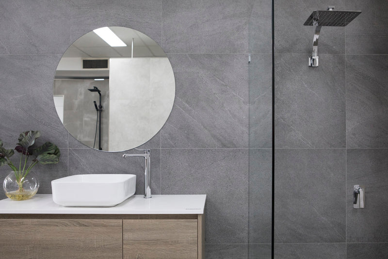 Limestone Charcoal Matt 600x600